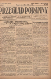 Przegląd Poranny: pismo niezależne i bezpartyjne 1922.07.18 R.2 Nr187