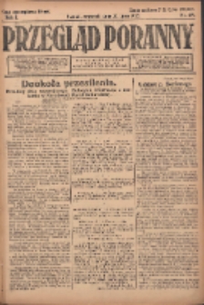 Przegląd Poranny: pismo niezależne i bezpartyjne 1922.07.20 R.2 Nr189