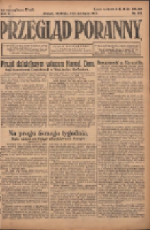 Przegląd Poranny: pismo niezależne i bezpartyjne 1922.07.23 R.2 Nr192