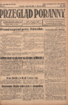 Przegląd Poranny: pismo niezależne i bezpartyjne 1922.08.03 R.2 Nr203
