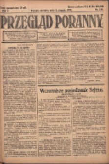 Przegląd Poranny: pismo niezależne i bezpartyjne 1922.08.06 R.2 Nr206