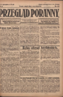 Przegląd Poranny: pismo niezależne i bezpartyjne 1922.09.01 R.2 Nr232