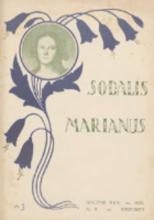 Sodalis Marianus : miesięcznik, organ sodalicyj polskich 1925.09 R.24 Nr9