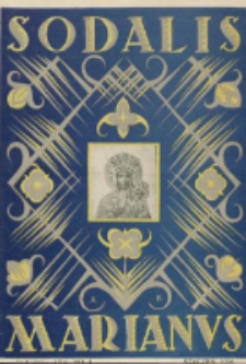 Sodalis Marianus : miesięcznik, organ sodalicyj polskich 1926.01 R.25 Nr1