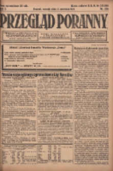Przegląd Poranny: pismo niezależne i bezpartyjne 1922.09.05 R.2 Nr236