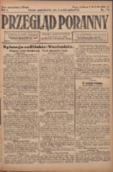 Przegląd Poranny: pismo niezależne i bezpartyjne 1922.10.09 R.2 Nr270