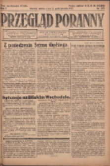 Przegląd Poranny: pismo niezależne i bezpartyjne 1922.10.14 R.2 Nr275