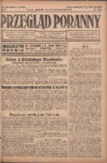 Przegląd Poranny: pismo niezależne i bezpartyjne 1922.10.15 R.2 Nr276