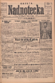 Gazeta Nadnotecka: bezpartyjne pismo codzienne 1935.10.22 R.15 Nr244