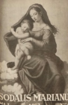 Sodalis Marianus : miesięcznik, organ sodalicyj polskich 1937.05 R.36 Nr5