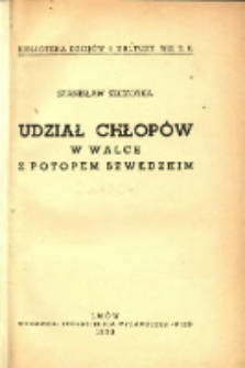 Udział chłopów w walce z potopem szwedzkim
