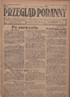 Przegląd Poranny: pismo niezależne i bezpartyjne 1923.01.06 R.3 Nr5