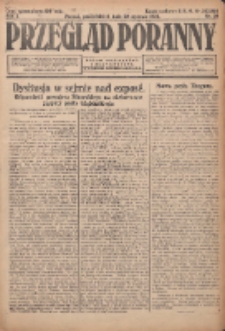 Przegląd Poranny: pismo niezależne i bezpartyjne 1923.01.22 R.3 Nr20
