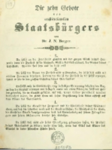 Die zehn Gebote des constitutionellen Staatsb&uuml;rgers