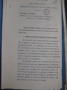 LIIème Session du Conseil. Séance secréte du 19.09.1928