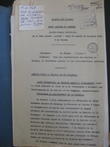 LIIIème Session du Conseil. Procés-Verbal provisoire de la 7ème séance (privée) 15.12.1928