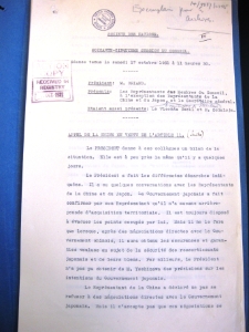 LXVème Session du Conseil séance 17.10.1931