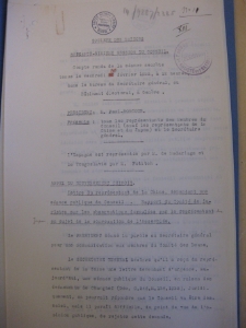 LXVIème Session du Conseil. Compte - rendu de la séance secréte 19.02.1932