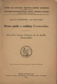 Nowe ptaki z rodziny Formicariidae