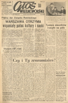 Głos Wielkopolski. 1952.04.08 R.8 nr85 Wyd.AB
