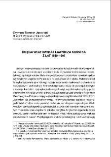 Księga wójtowska i ławnicza Kórnika z lat 1580–1607. Pamiętnik Biblioteki Kórnickiej. Z.36