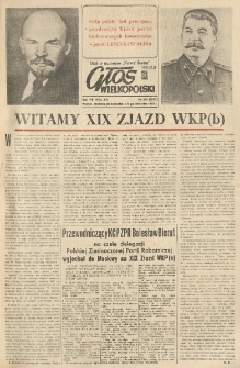 Głos Wielkopolski. 1952.10.05-06 R.8 nr239 Wyd.AB