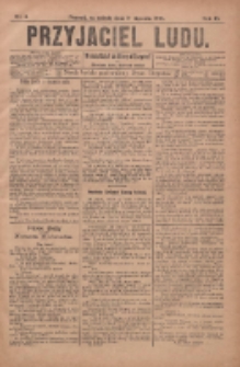 Przyjaciel Ludu : najstarsze i najtańsze pismo codzienne dla ludu polskiego 1905.01.14 R.45 Nr6