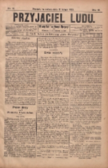Przyjaciel Ludu : najstarsze i najtańsze pismo codzienne dla ludu polskiego 1905.02.18 R.45 Nr21