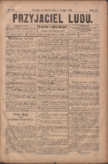 Przyjaciel Ludu : najstarsze i najtańsze pismo codzienne dla ludu polskiego 1905.02.21 R.45 Nr22