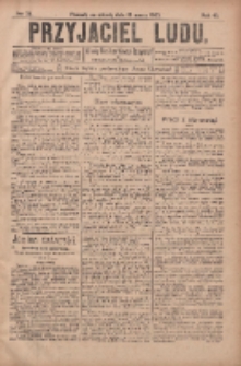 Przyjaciel Ludu : najstarsze i najtańsze pismo codzienne dla ludu polskiego 1905.03.18 R.45 Nr33