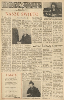 Nowy Świat. Tygodniowy dodatek Głosu Wielkopolskiego. 1952.04.27 R.3 nr17