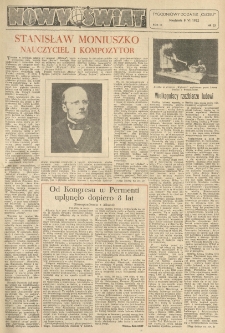 Nowy Świat. Tygodniowy dodatek Głosu Wielkopolskiego. 1952.06.08 R.3 nr23