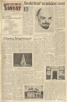 Nowy Świat. Tygodniowy dodatek Głosu Wielkopolskiego. 1952.11.09 R.3 nr44
