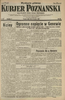 Kurier Poznański 1935.09.06 R.30 nr 407