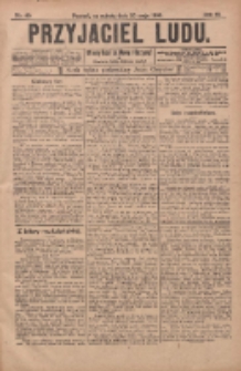 Przyjaciel Ludu : najstarsze i najtańsze pismo codzienne dla ludu polskiego 1905.05.20 R.45 Nr60