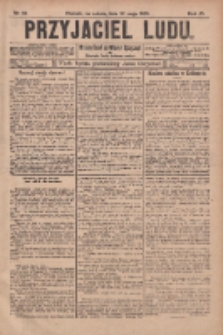 Przyjaciel Ludu : najstarsze i najtańsze pismo codzienne dla ludu polskiego 1905.05.27 R.45 Nr63