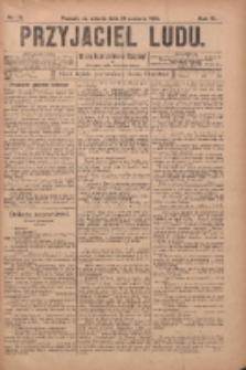 Przyjaciel Ludu : najstarsze i najtańsze pismo codzienne dla ludu polskiego 1905.06.13 R.45 Nr70