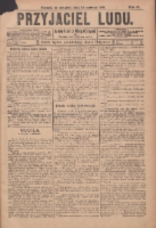 Przyjaciel Ludu : najstarsze i najtańsze pismo codzienne dla ludu polskiego 1905.06.15 R.45 Nr71