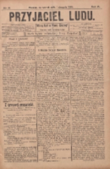 Przyjaciel Ludu : najstarsze i najtańsze pismo codzienne dla ludu polskiego 1905.08.01 R.45 Nr91