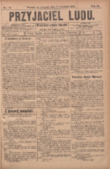 Przyjaciel Ludu : najstarsze i najtańsze pismo codzienne dla ludu polskiego 1905.09.21 R.45 Nr113