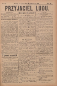 Przyjaciel Ludu : najstarsze i najtańsze pismo codzienne dla ludu polskiego 1905.10.03 R.45 Nr118
