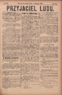 Przyjaciel Ludu : najstarsze i najtańsze pismo codzienne dla ludu polskiego 1905.11.11 R.45 Nr135