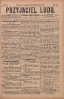 Przyjaciel Ludu : najstarsze i najtańsze pismo codzienne dla ludu polskiego 1905.11.30 R.45 Nr143