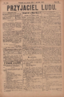 Przyjaciel Ludu : najstarsze i najtańsze pismo codzienne dla ludu polskiego 1905.12.02 R.45 Nr144
