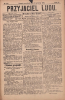 Przyjaciel Ludu : najstarsze i najtańsze pismo codzienne dla ludu polskiego 1905.12.30 R.45 Nr156