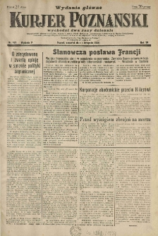 Kurier Poznański 1934.11.01 R.29 nr 497