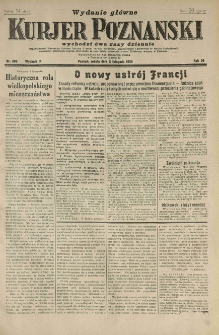 Kurier Poznański 1934.11.03 R.29 nr 499