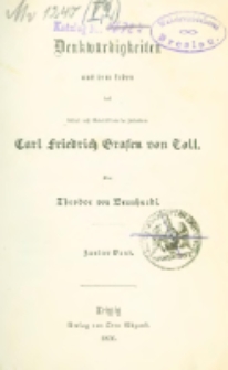 Denkwürdigkeiten aus dem Leben des kaiserl. russ. Generals von der Infanterie Carl Friedrich Grafen von Toll. Bd.2