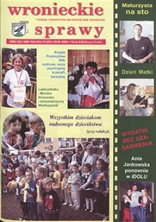 Wronieckie Sprawy 2002.05.29 R.12 Nr21(251)
