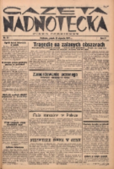 Gazeta Nadnotecka: pismo codzienne 1937.01.29 R.17 Nr23